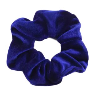Velvet Scrunchie blauw