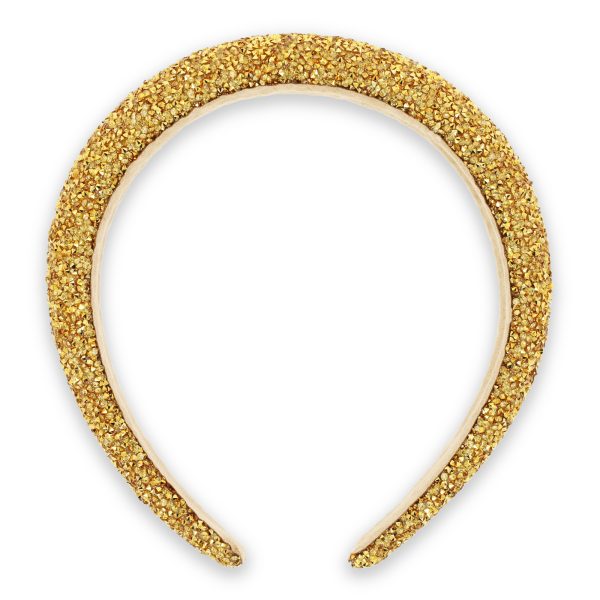 Gouden glitter haarband